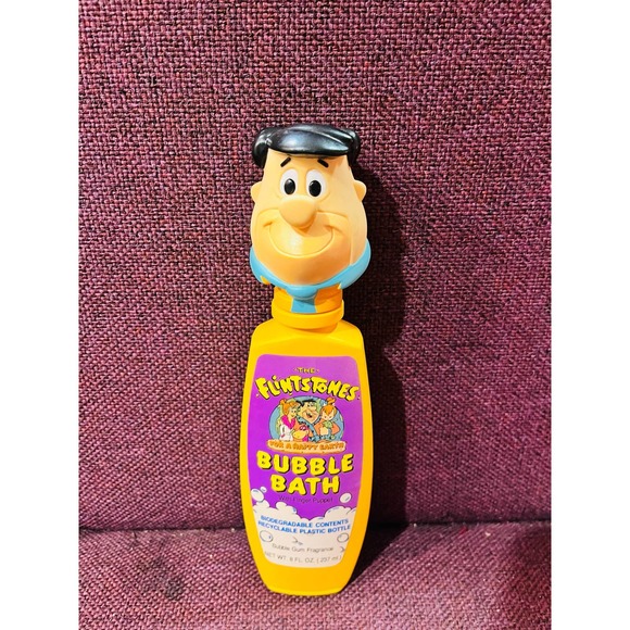Vintage The Flintstones Bubble bath with finger Puppet - Picture 2 of 7